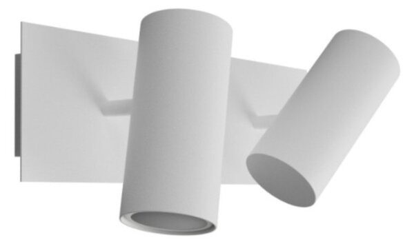 Applique moderno lampadari bartalini olocaro 2 gu10 led orientabile metallo - Lampadari Bartalini Gesso