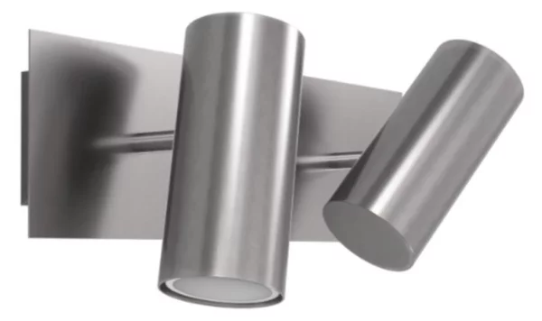 Applique moderno lampadari bartalini olocaro 2 gu10 led orientabile metallo - Lampadari Bartalini Gesso