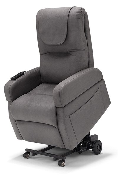 Poltrona Alzapersona Elettrica 2 Motori 70x87x105 cm in Tessuto Dubai