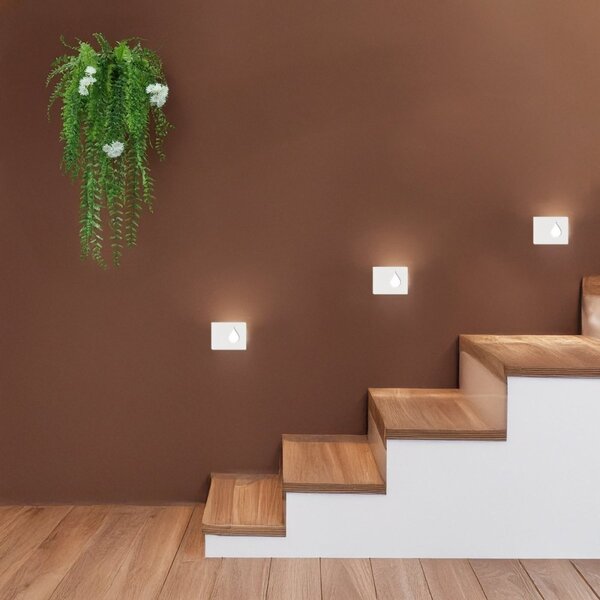 Segnapasso gesso lampadari bartalini onigurep sp5 3c led parete verniciabile - Lampadari Bartalini Gesso
