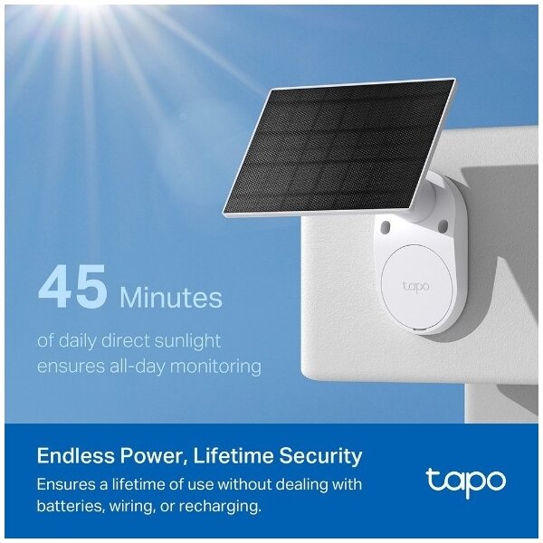 TP-Link - Telecamera solare da esterno IP65 Wi-Fi