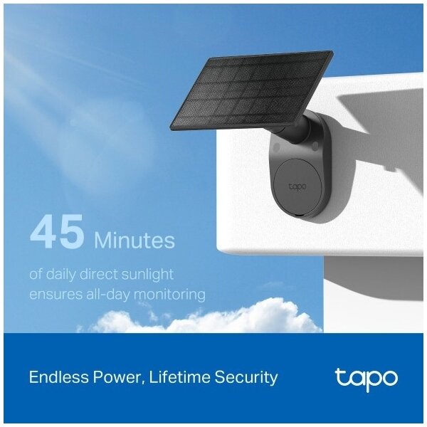 TP-Link - Telecamera solare per esterni con sensore IP65 Wi-Fi