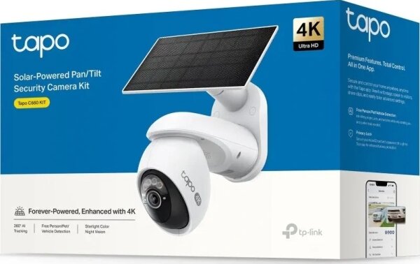 TP-Link - Telecamera solare per esterni IP65 Wi-Fi