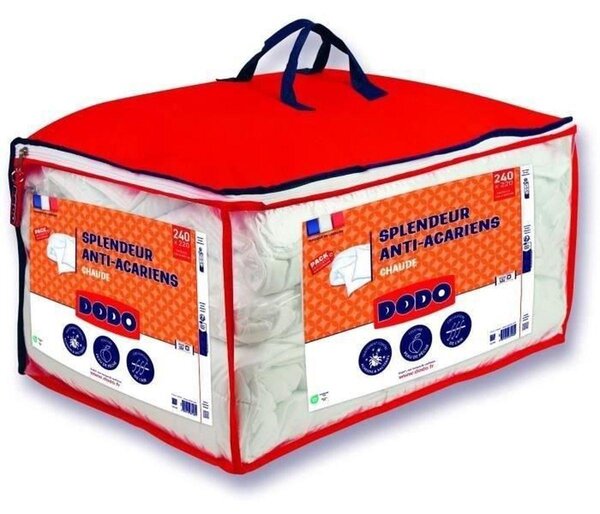 Set di copripiumini DODO Splendeur, 220x240 cm, comprensivo di 2 federe antiacaro 60x60 cm, in poliestere VOLUPT'AIR, 350 g/m²