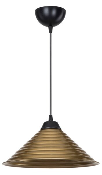 Lampada da soffitto Sava ASZ1619 con paralume in metallo bronzo