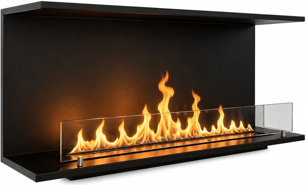 Divina Fire Camino a Bioetanolo da Incasso Trifacciale Biocamino a 3 Lati Aperti 150x50 GIOVE150 TOPLINE - DF1500G