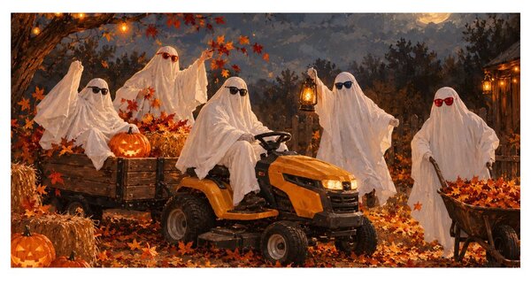 Quadro su tela – Festa di fantasmi per Halloween