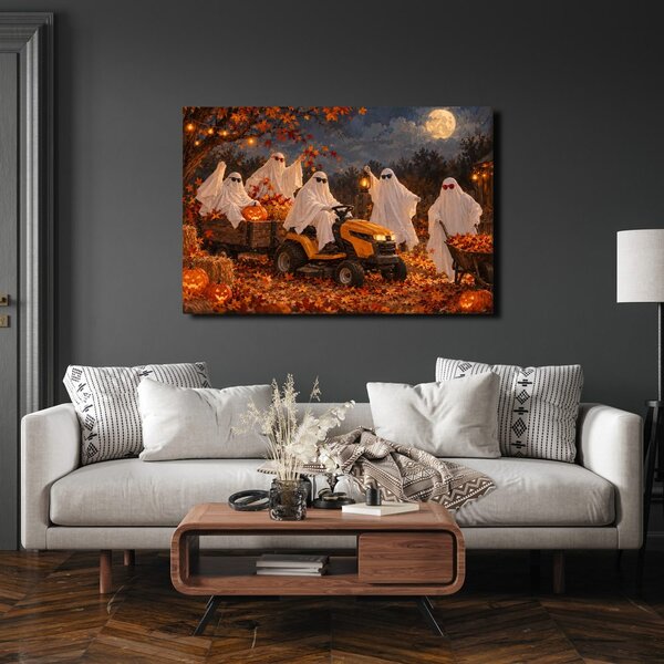 Quadro su tela – Spettrale corsa autunnale di fantasmi