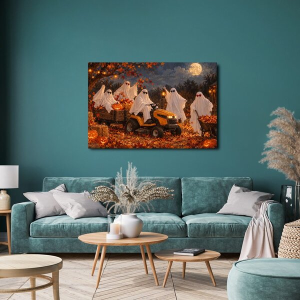 Quadro su tela – Spettrale corsa autunnale di fantasmi