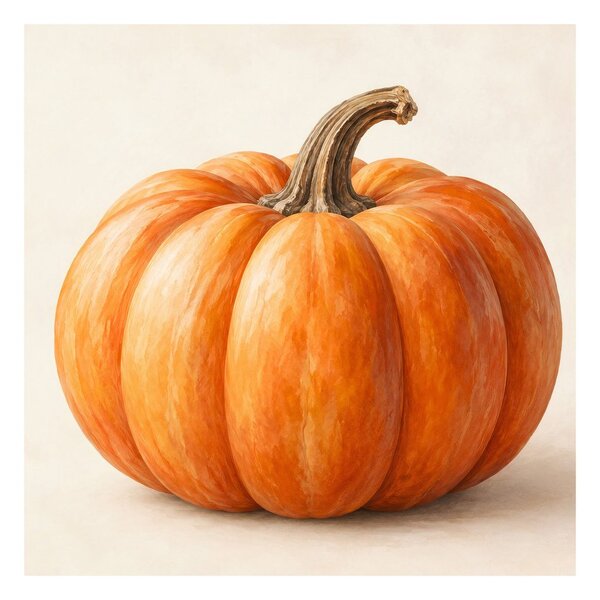 Quadro su tela – Zucca autunnale matura