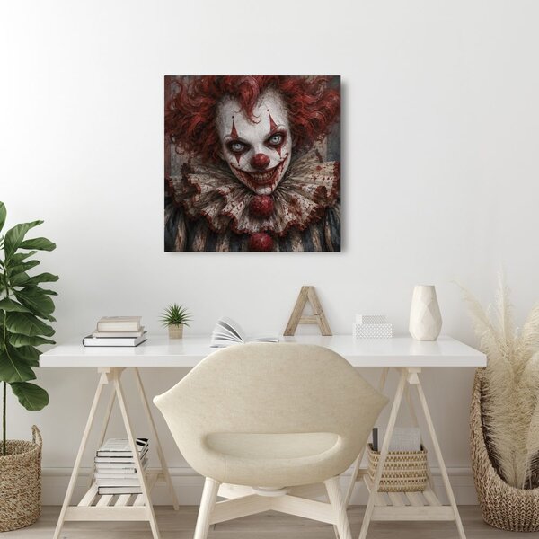 Quadro su tela – Clown horror dal sorriso agghiacciante