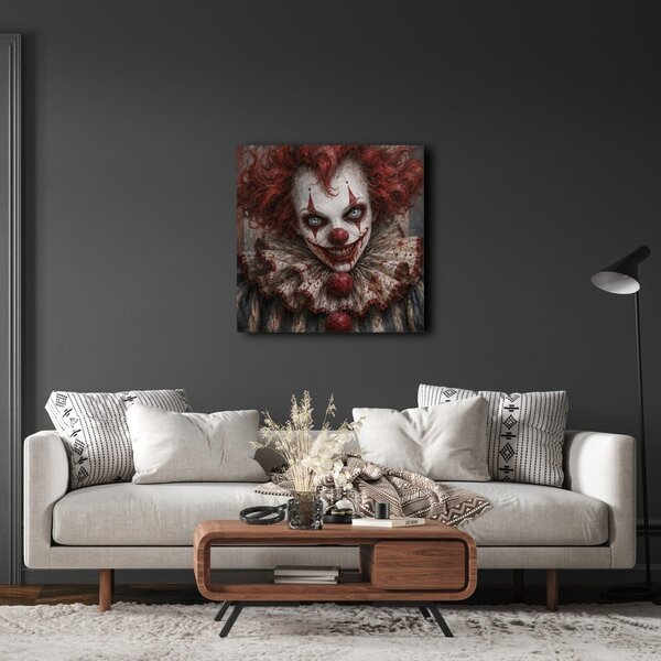 Quadro su tela – Clown horror dal sorriso agghiacciante