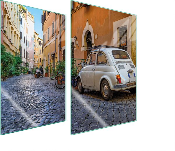 Piastre copri fornelli 2 pezzi 35x52 Vetroceramica copri piano cottura vetro tagliere car lane
