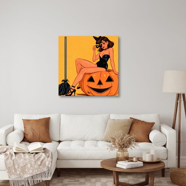 Quadro su tela – Strega con maschera