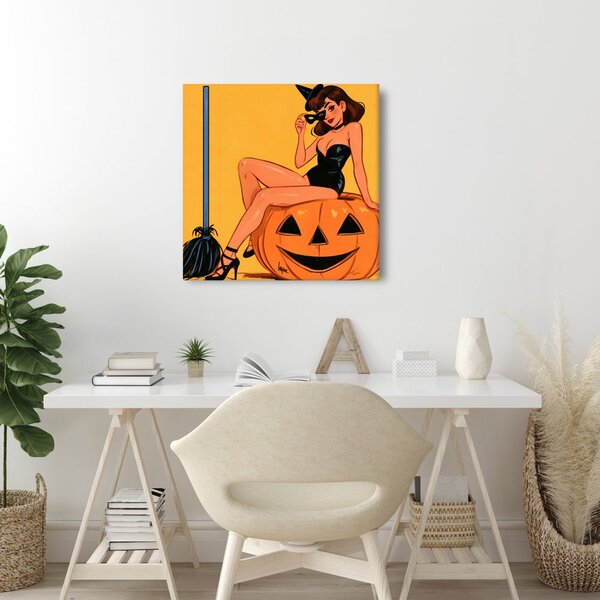 Quadro su tela – Strega con maschera