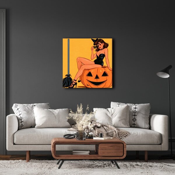 Quadro su tela – Strega con maschera