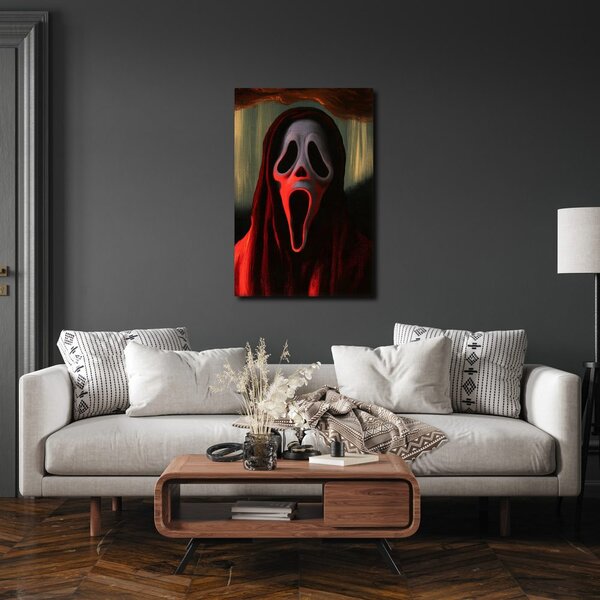Quadro su tela – Maschera oscura nell’ombra del bosco