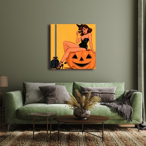 Quadro su tela – Strega con maschera