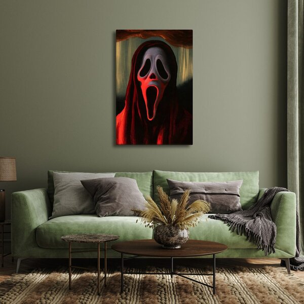 Quadro su tela – Maschera oscura nell’ombra del bosco