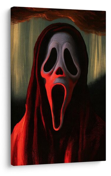 Quadro su tela – Maschera oscura nell’ombra del bosco