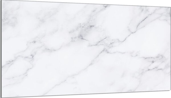 Piastra copripiano cottura 90x52 Piastra copripiano cottura in Vetroceramica alzatina in vetro tagliere decorativo, marmo bianco