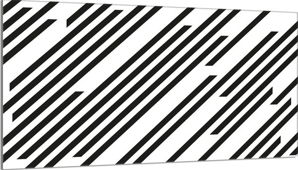 Piastra di copertura del piano cottura 90x52 Coperchio del piano cottura in Vetroceramica Paraspruzzi Piastra di vetro Tagliere decorativo, pezzi a strisce