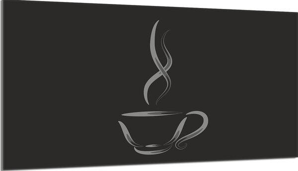 Piastra copripiano cottura 90x52 Piastra copripiano cottura in Vetroceramica alzatina in vetro tagliere decorativo, nero caffè