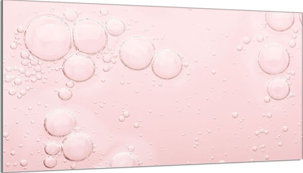 Piastra di copertura del piano cottura 90x52 Piastra di copertura del piano cottura in Vetroceramica, tagliere decorativo, rosa gocciola