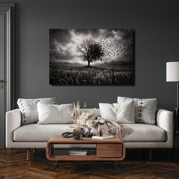 Quadro su tela – Albero della vita nella tempesta