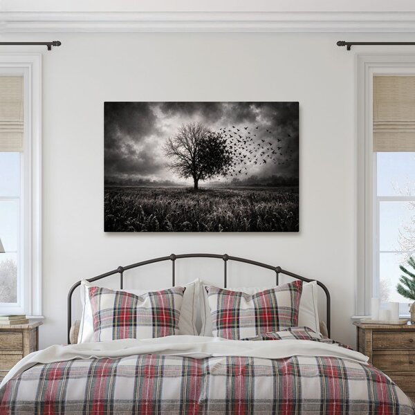 Quadro su tela – Albero della vita nella tempesta