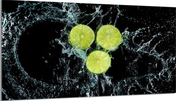 Piastra di copertura del piano cottura 90x52 Coperchio del piano cottura in Vetroceramica Paraspruzzi Piastra di vetro Tagliere decorativo, nero lime