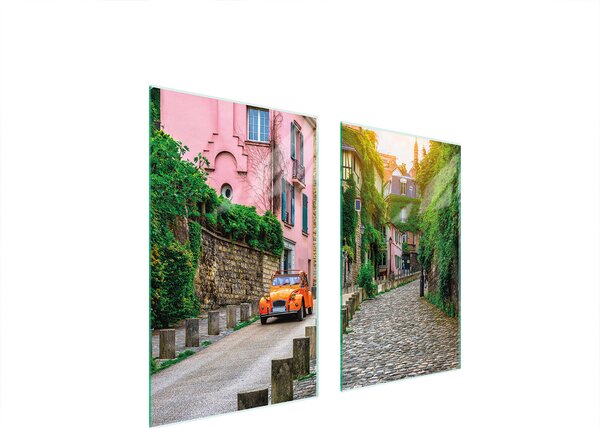 Piastre copri fornelli 2 pezzi 75x52 Vetroceramica copri piano cottura vetro tagliere city car