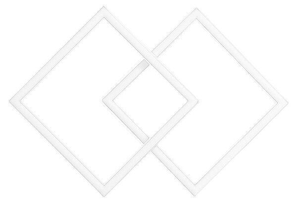 Lampada a soffitto AFRODITE P/P 28W 1400lm 3000K dimmerabile taglio fase - Bianco - Struttura in alluminio e diffusore in silicone opale