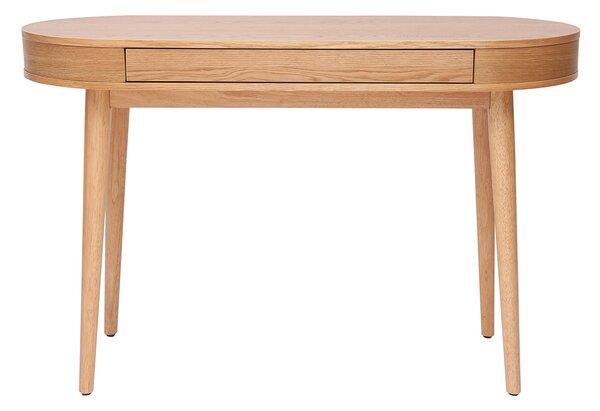 Scrivania con cassetto in legno chiaro L120 cm JUDITH