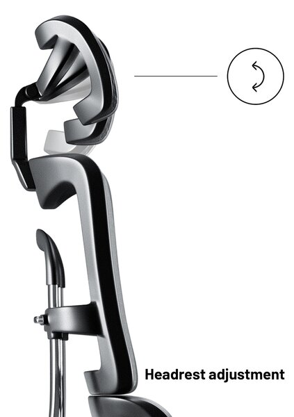Sedia ergonimica DIABLO V-MASTER: nero-grigio