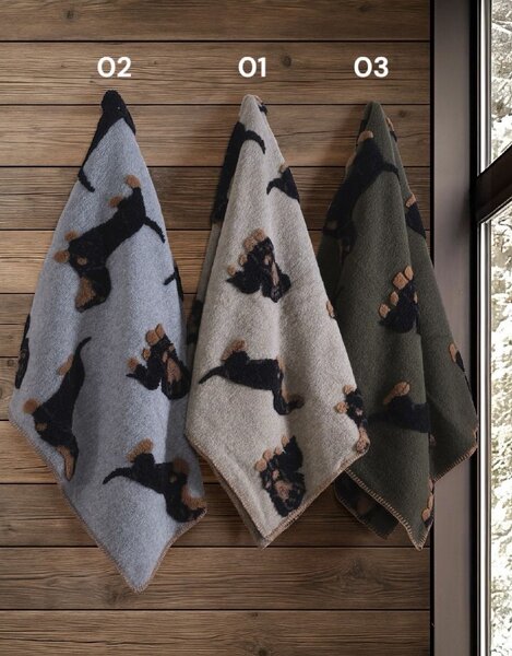 Plaid Lana cotta BASSOTTO Beige