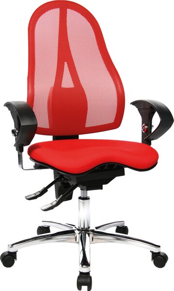 Topstar ST19U G21 Sedia girevole da ufficio Topstar "Sitness 15", rosso