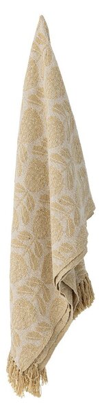 Coperta gialla in misto cotone 130x155 cm Pratello – Bloomingville