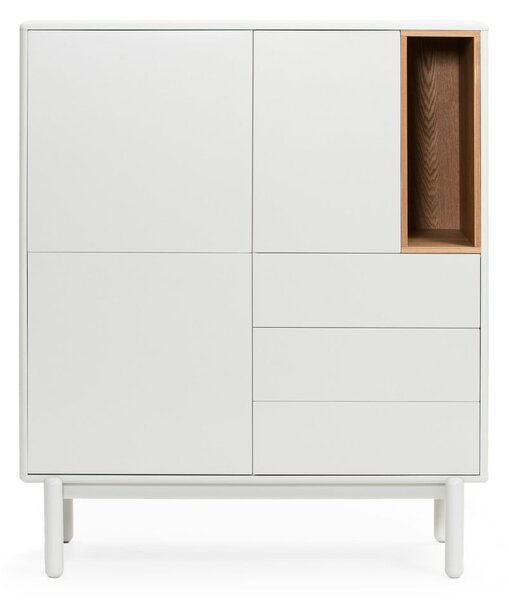 Cassettiera color crema 100x120x40 cm Corvo – Teulat
