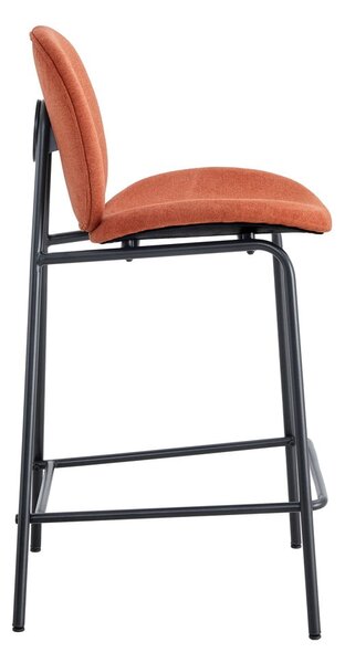 Set di 2 sgabelli da bar in color mattone (altezza seduta 65 cm) Cori - Marckeric