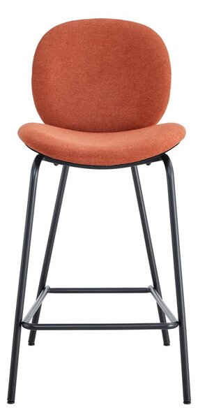 Set di 2 sgabelli da bar in color mattone (altezza seduta 65 cm) Cori - Marckeric