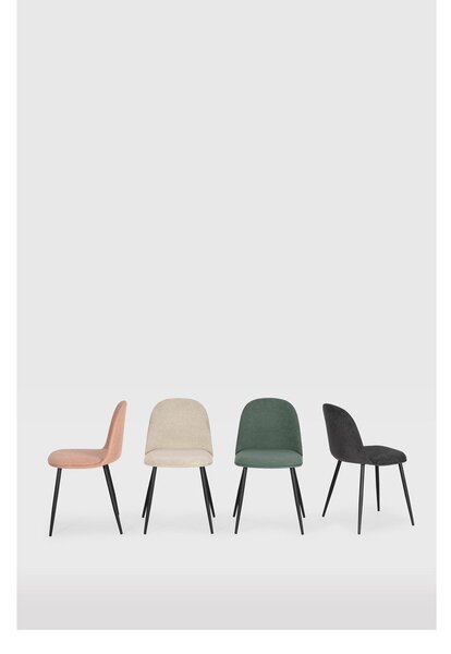 Sedie da pranzo in set beige 4 pz Malila – Marckeric