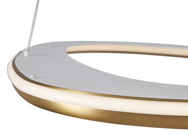 Lampada a sospensione di design oro dimmerabile a 3 livelli - Organico