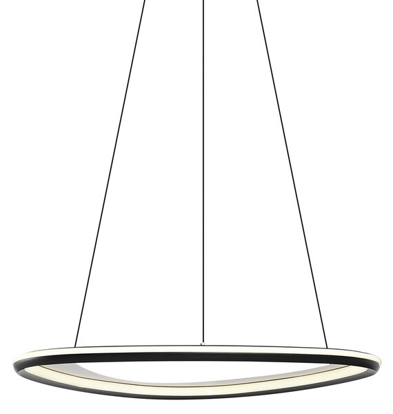 Lampada a sospensione di design nera dimmerabile a 3 livelli - Organico