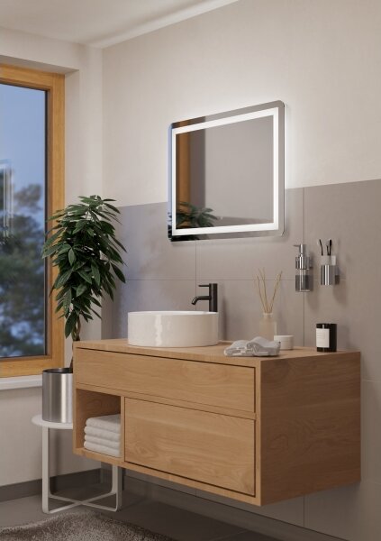 Eglo 99839 - Specchio da bagno a LED con retroilluminazione BUENAVISTA LED/24W/230V IP44