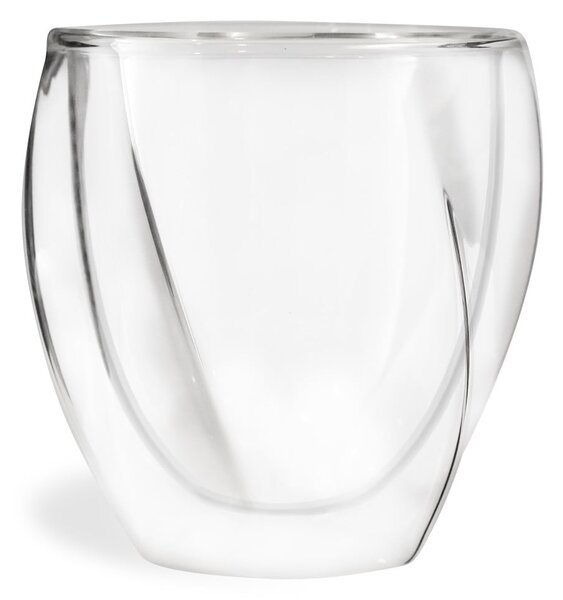 Tazze in set per cappuccino/con parete doppia 2 pz 250 ml Cristallo – Vialli Design