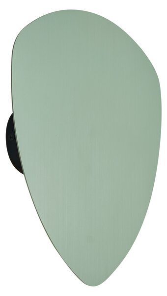 Lampada da parete di design verde organico 32cm 2 luci - Pulley