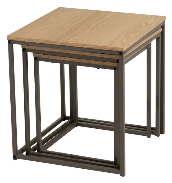 Set di 3 tavoli pieghevoli 40x40 cm - Casa Selección