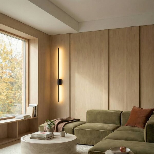 Applique da parete a LED Flash TK Lighting, Nero, Soggiorno / Sala da pranzo, Metallo, Moderno, Applique a LED