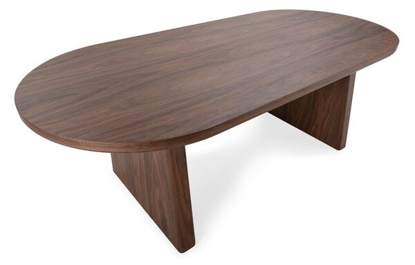 Tavolo da pranzo con effetto noce 100x200 cm Blair – MOME
